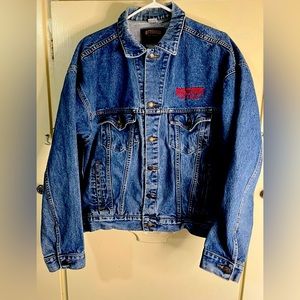 Vintage Las Vegas Boomtown Denim Jacket Distress